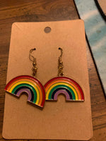 rainbow earrings