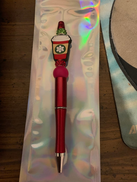 Christmas Starbucks pen