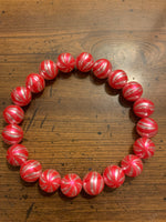 Red white bracelet