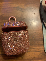 Pink sparkly EarPod case