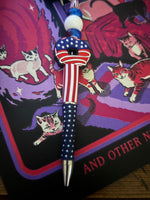 Donut patriotic pen