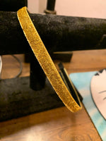 GOLD Head band adult or child  glittery