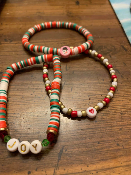 Christmas bracelet  3 piece