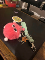 pink guy key chain